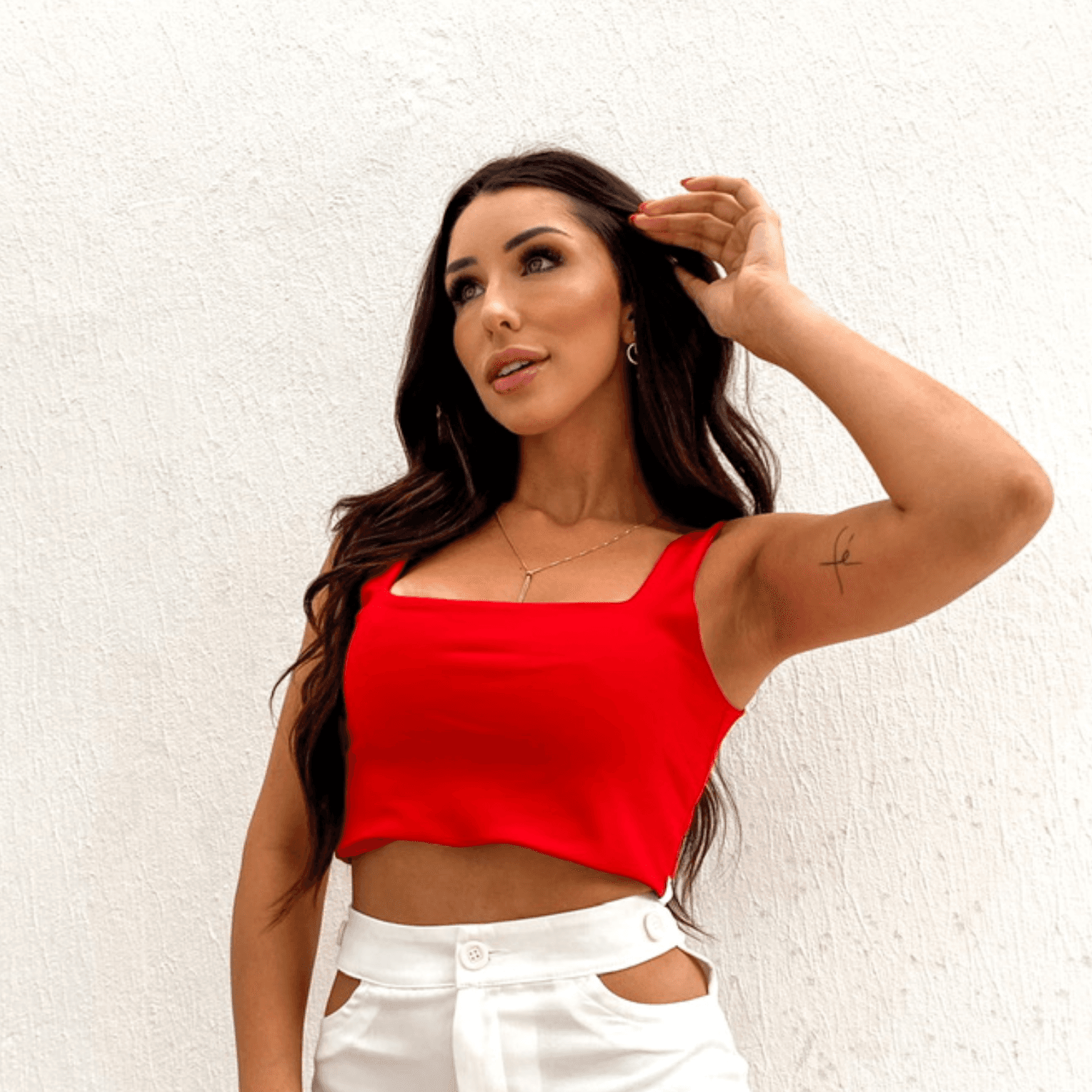 CROPPED LADY VERMELHO